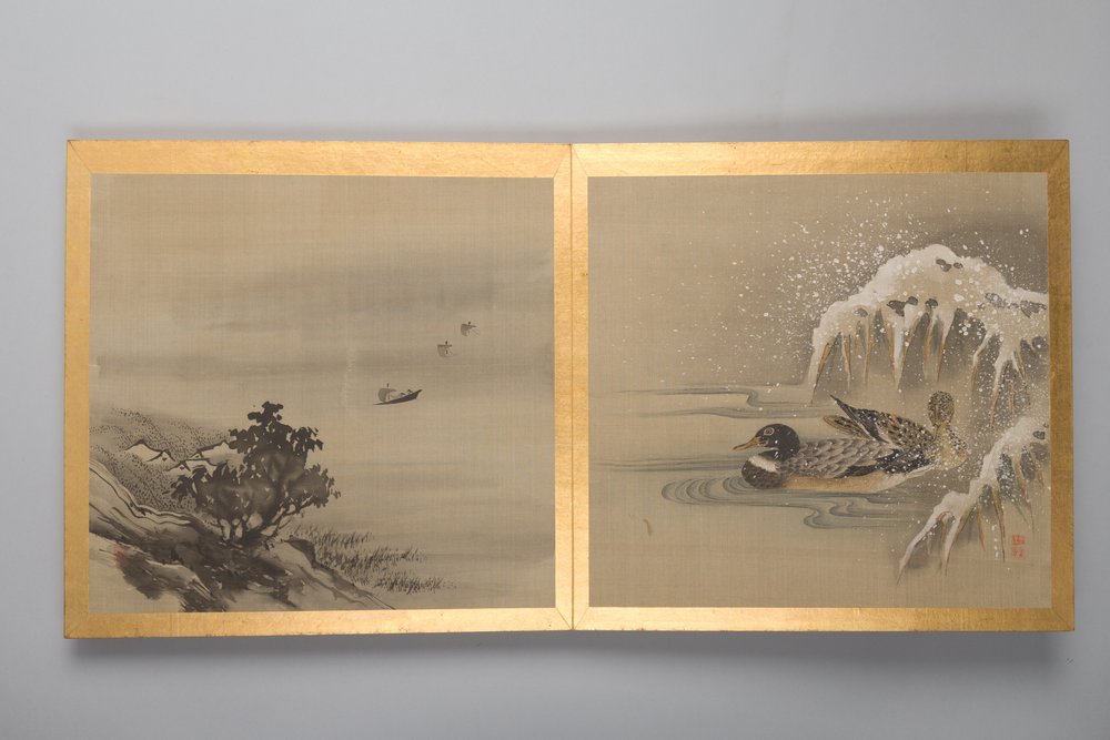 Thirty Paintings of Birds, Flowers and Landscape, Late 18th Century