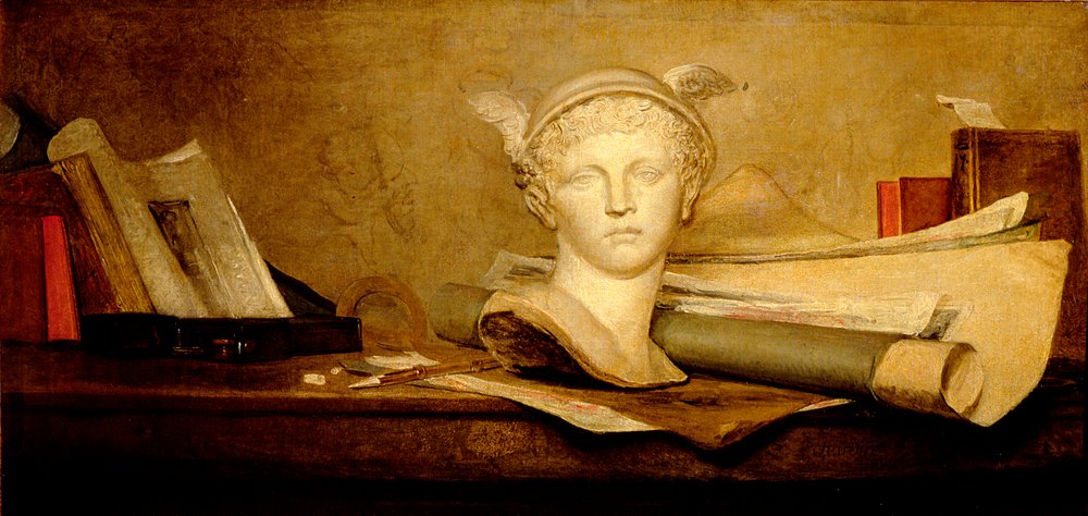 Still Life with Attributes of the Arts, 1765-66 by Jean-Baptiste Simeon Chardin