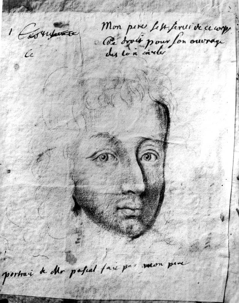 Portrait of Blaise Pascal (1623-62) by his friend