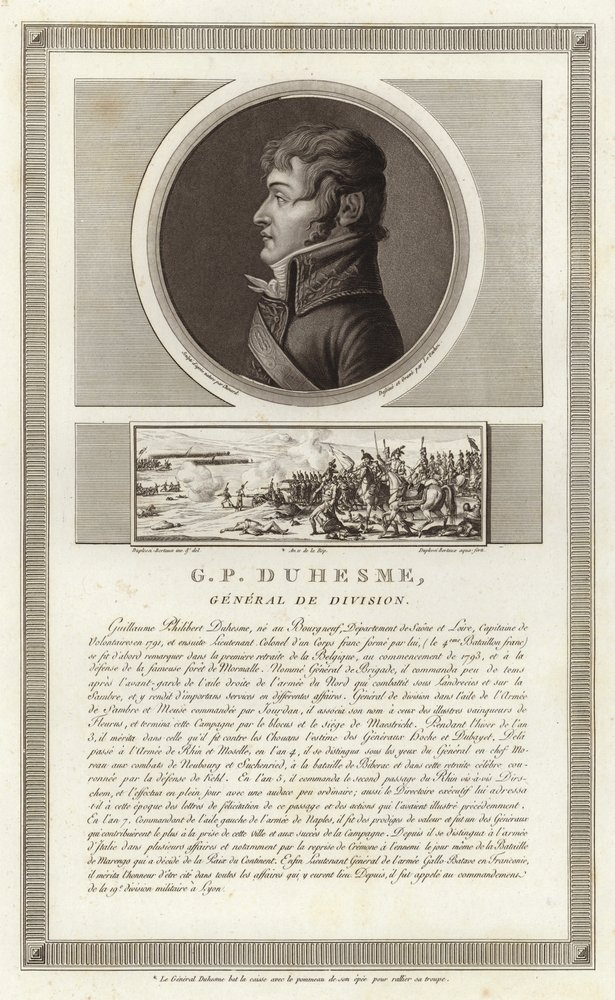 Portrait of Guillaume Philibert Duhesme