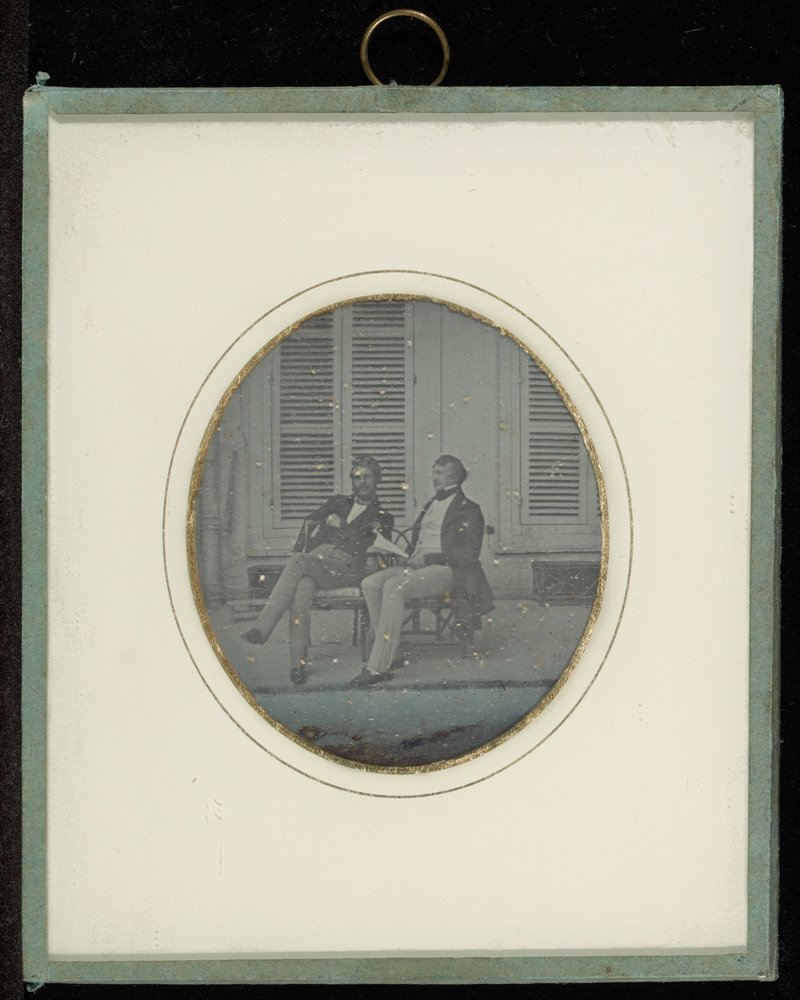 (Portrait of Jean-Gabriel Eynard and an unidentified man) by Jean-Gabriel Eynard