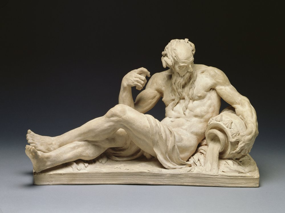 River God (front view) c.1755 by Jean-Jacques Caffieri