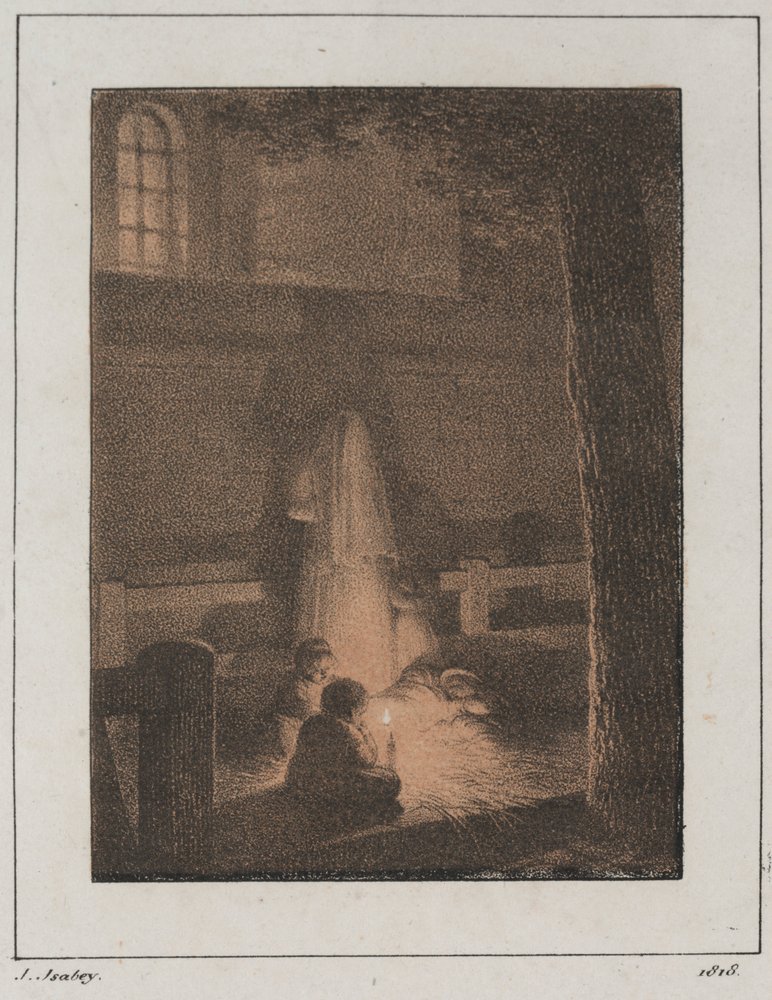 Children with Candle, 1818 by Jean-Baptiste Isabey