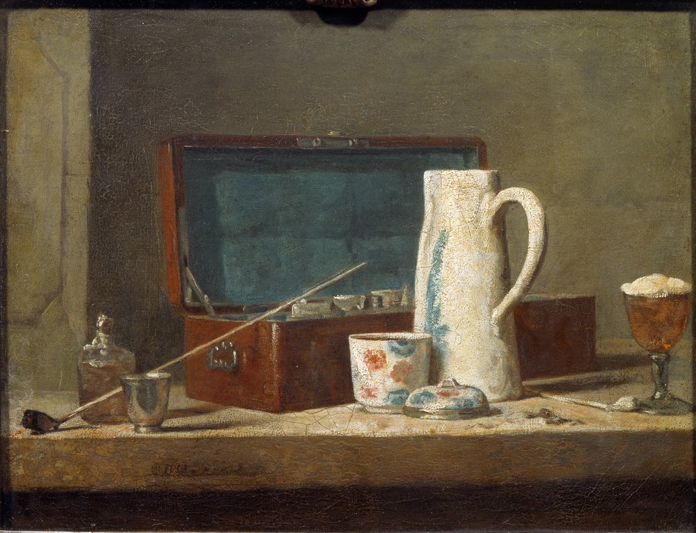 Pipes and Drinking Vessels (La Tabagie) by Jean-Baptiste Simeon Chardin
