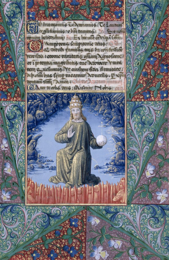 Christ in Majesty, from the 'Book of Hours of Louis d'Orleans', 1469