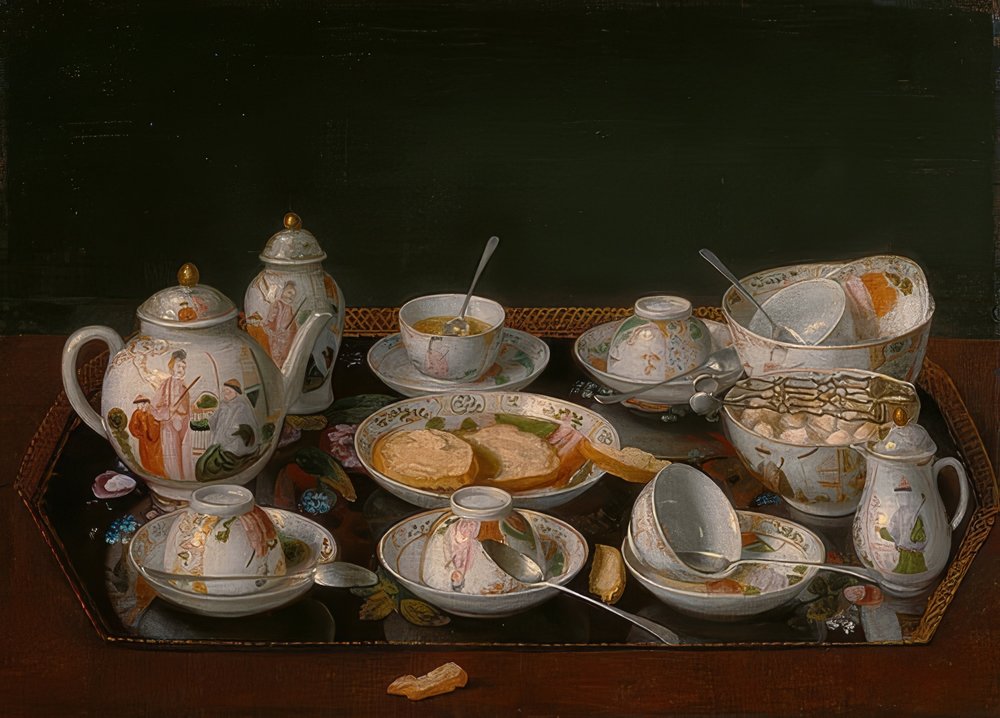 Still Life: Tea Service by Jean-Étienne Liotard