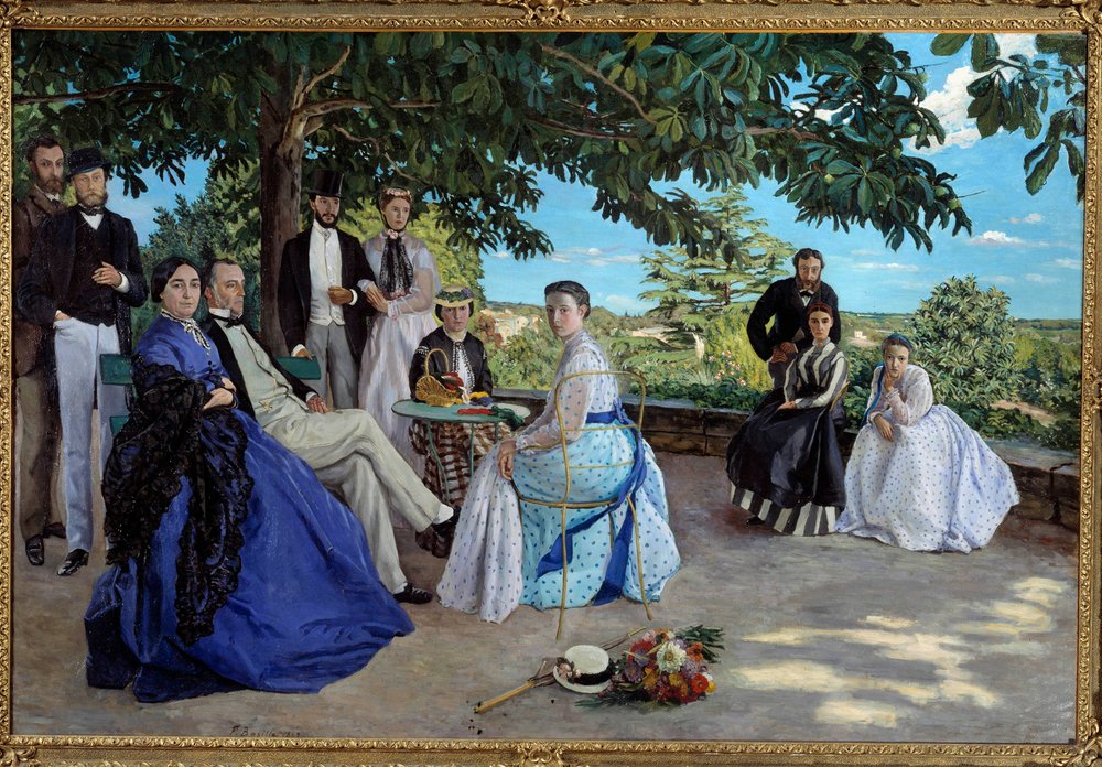 Family Meeting: Portrait of a French Bourgeoisie Family Gathered in a ...