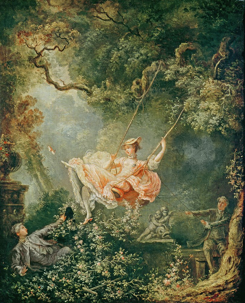 The Swing by Jean-Honore Fragonard