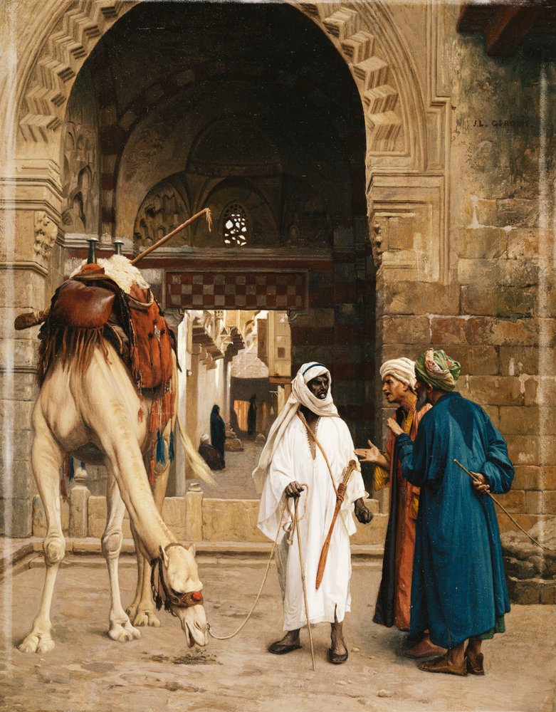 A Dispute Among Arabs, 1872 by Jean Leon Gerome
