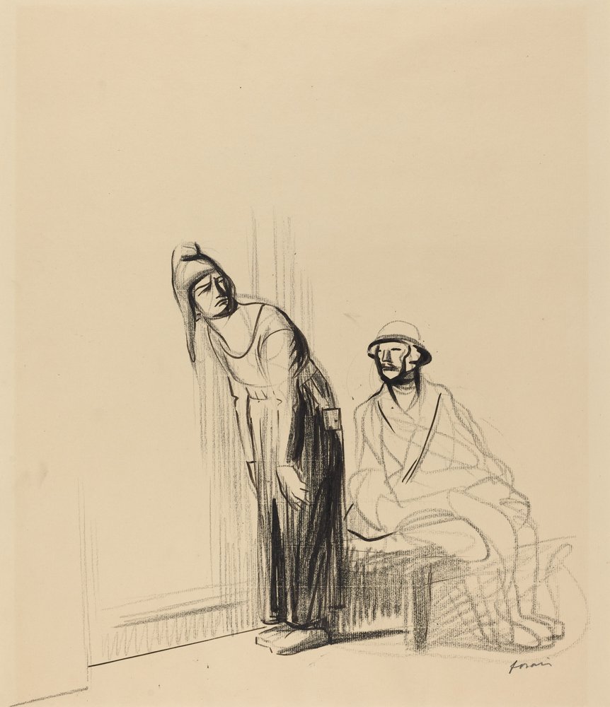 At the Peace Conference by Jean-Louis Forain