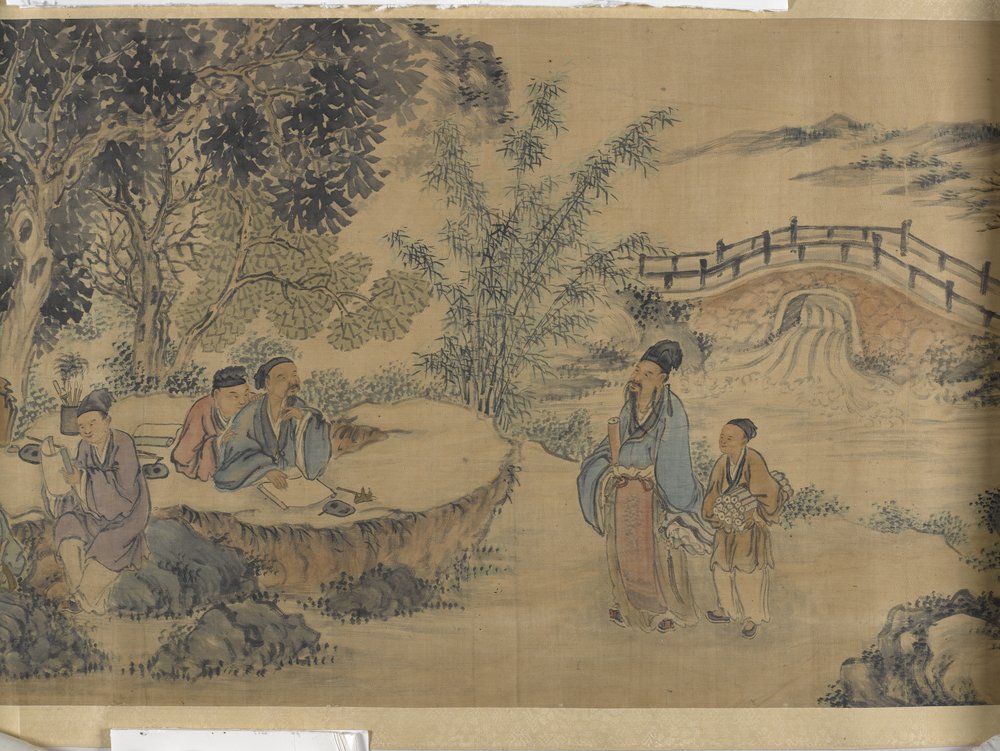 Gathering At The Lanting Orchid Pavilion by Jiuru Chen