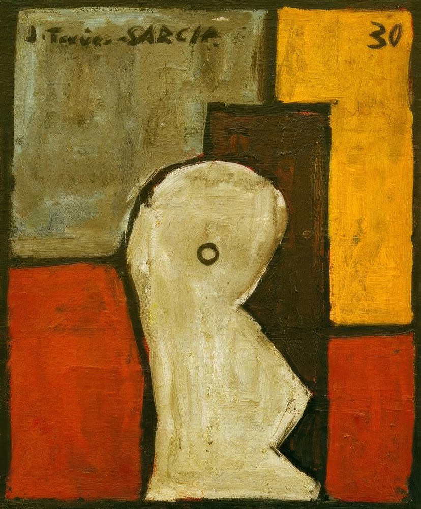 Structure with Abstract Form by Joaquín Torres-García