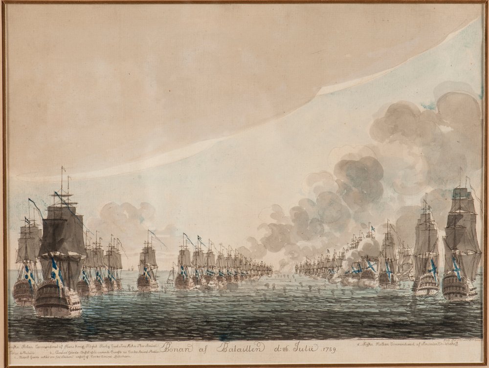 The Naval Battle of Öland on 26 July 1789