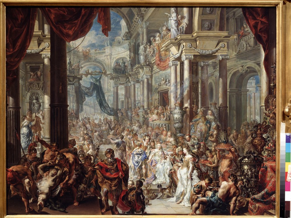 The Parable of the Wedding Feast by Johann Georg Platzer