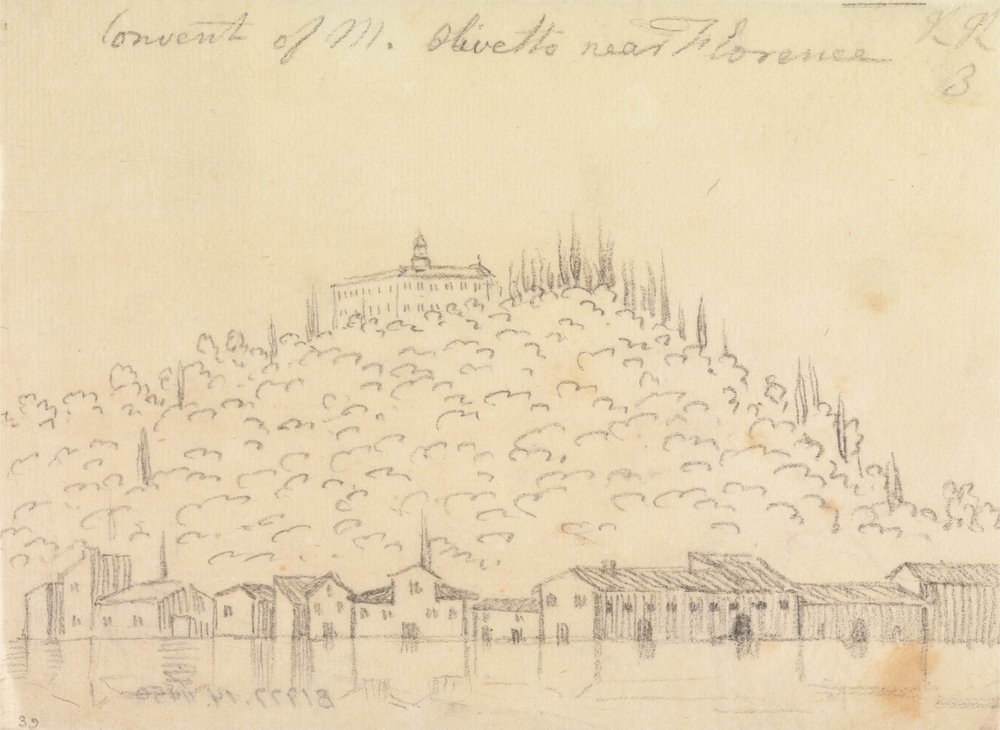 Convent of Monte Olivetto near Florence by John Robert Cozens