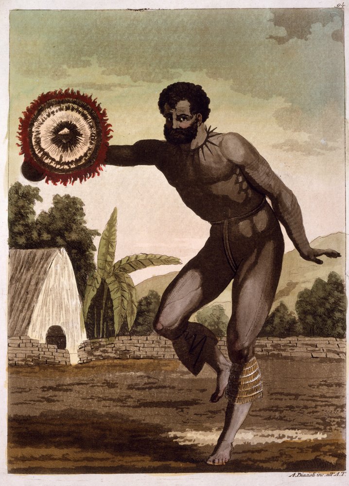 Man with Rattle by John Webber: Buy fine art print