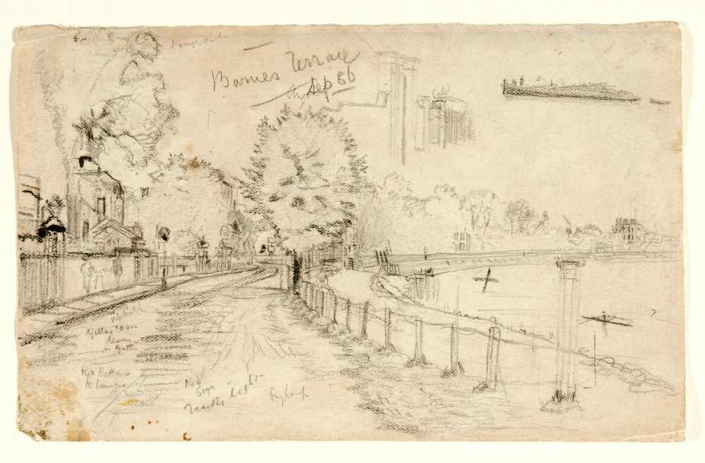 Thames at Barnes by John Atkinson Grimshaw