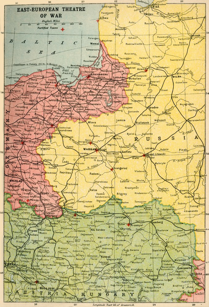 East-European Theatre of War, 1914-1918