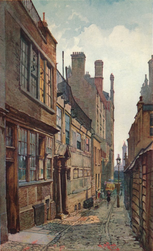 Strand Lane, Looking Towards the River, 1926 by John Crowther