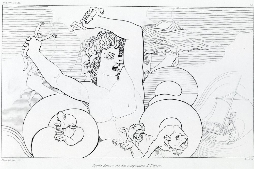 Episode of Charybdis and Scylla: Six of Ulysses