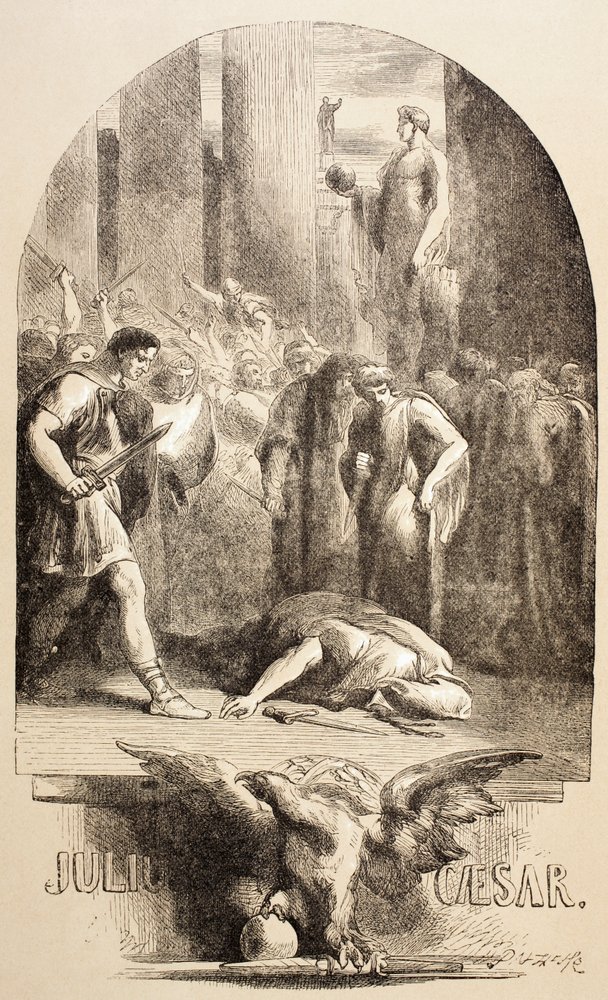 Illustration for "Julius Caesar" by William Shakespeare by John Gilbert