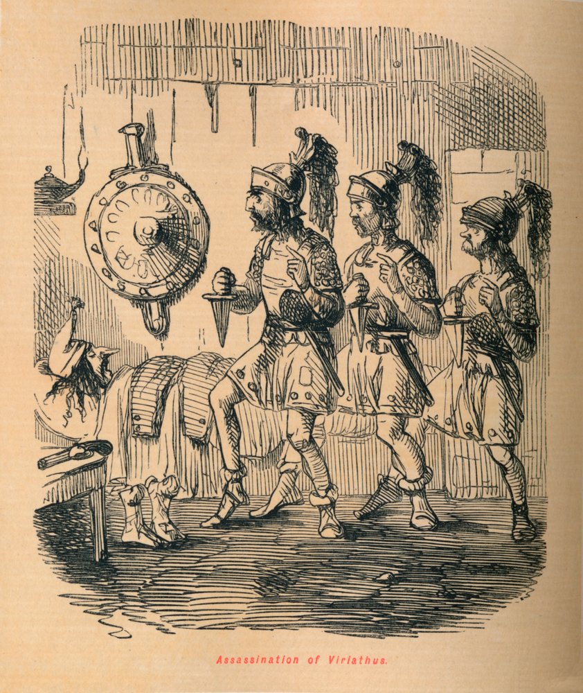 Assassination of Viriathus, 1852 by John Leech