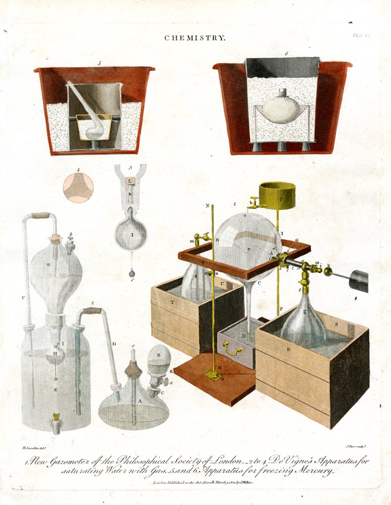 Gazometer and Apparatus for Gas Analysis by John Pass