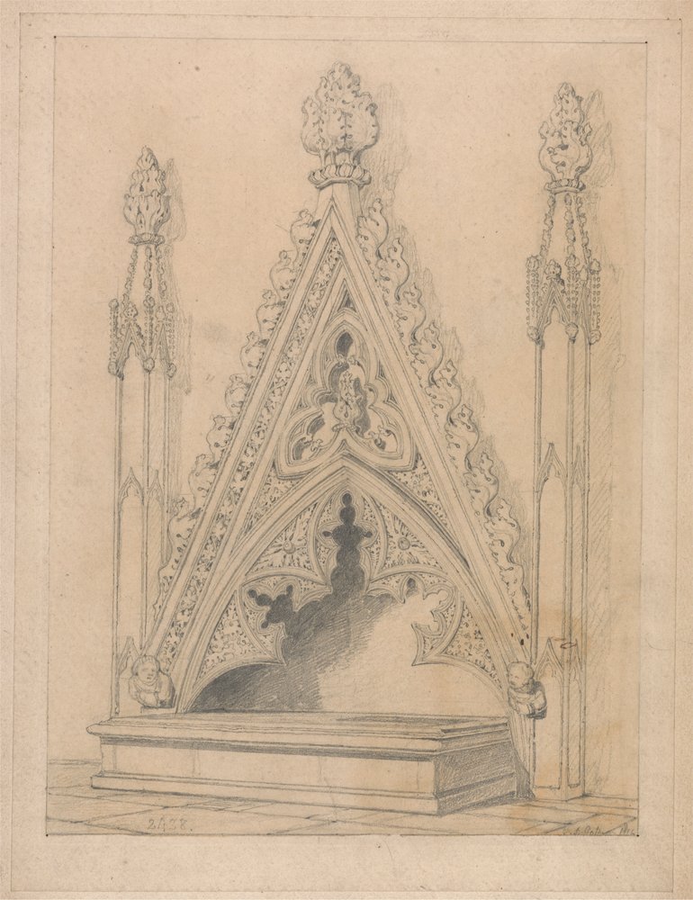 A Monument in Raveningham Church, Norfolk by John Sell Cotman