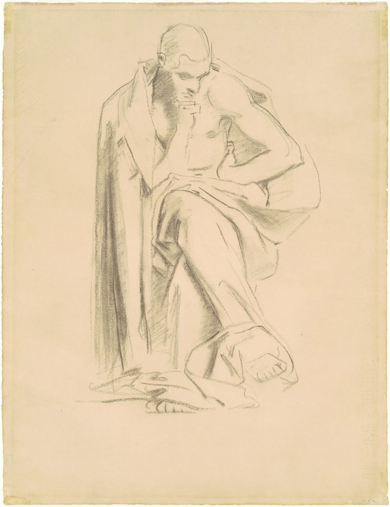 Study for 'Philosophy' by John Singer Sargent