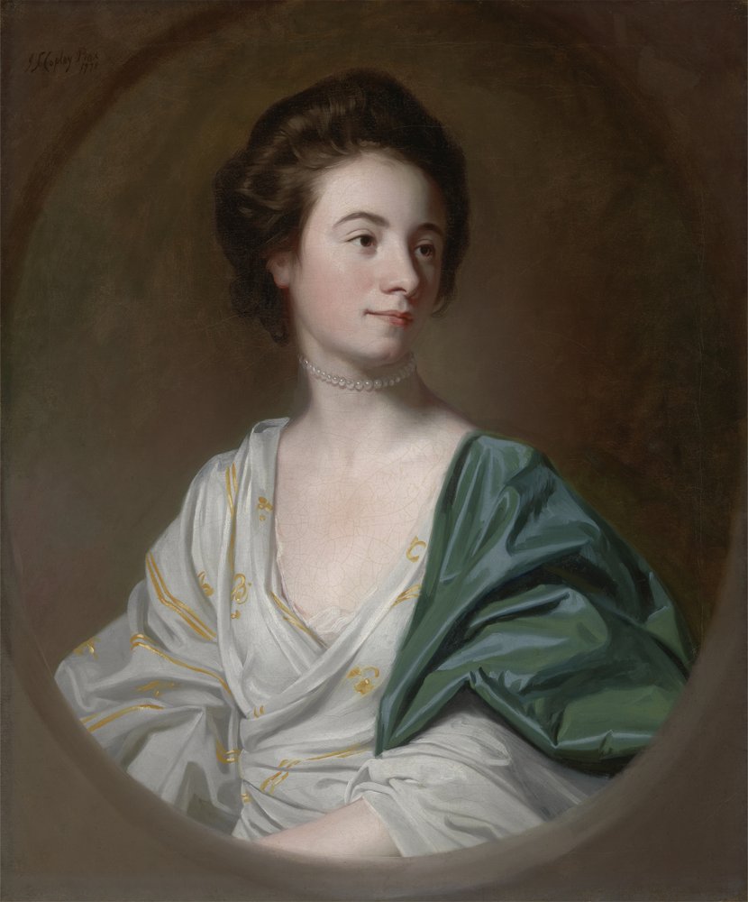 Mrs Robert Hyde by John Singleton Copley: Fine art print