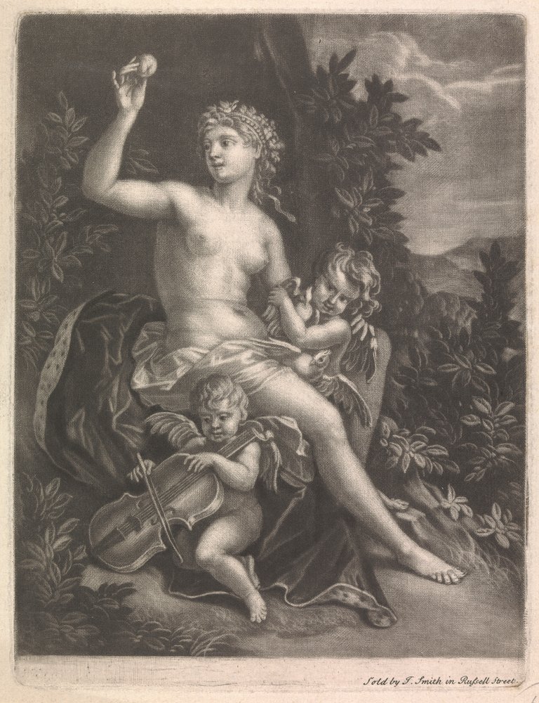 Venus Holding the Apple of Paris by John Smith