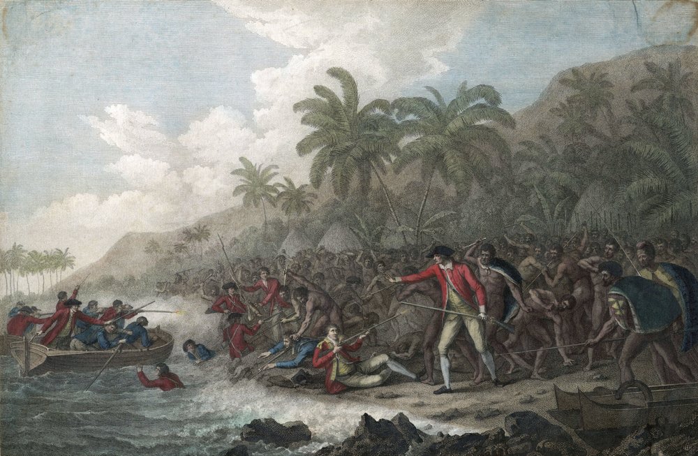 The Death of Captain James Cook on February 14