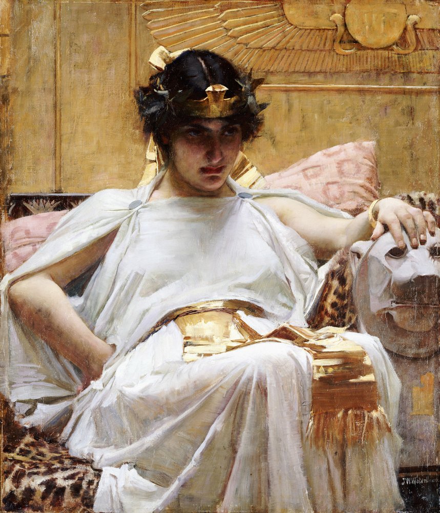 Cleopatra, c. 1887 by John William Waterhouse