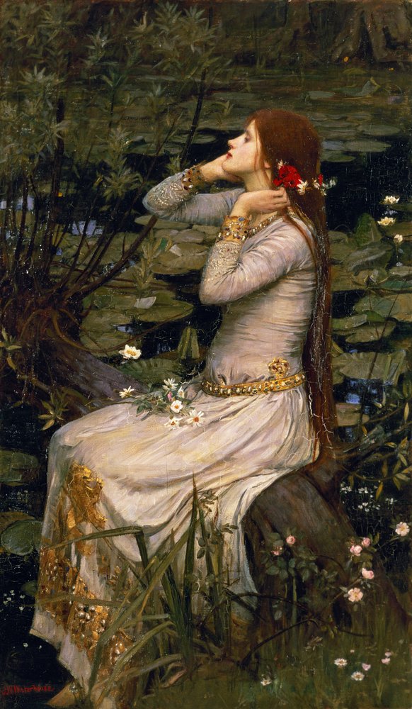 正規代理店 Ophelia, 1894 print art Fine Waterhouse: William John by 洋書