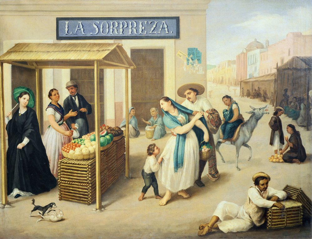 A market in Mexico City by Jose A Arrieta