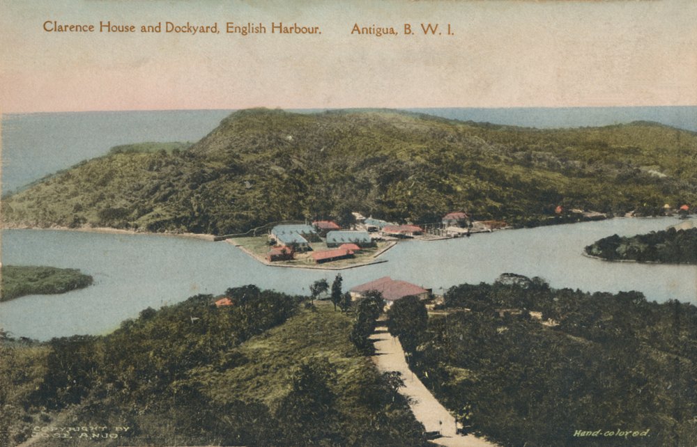 Clarence House and Dockyard, English Harbour. Antigua, B.W.I., early 20th century by Jose Anjo
