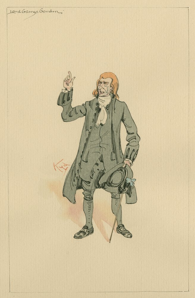 Lord George Gordon by Joseph Clayton Clarke
