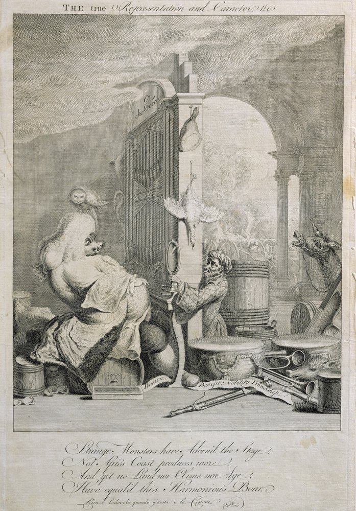 The True Representation and Character, Caricature of George Frederick ...