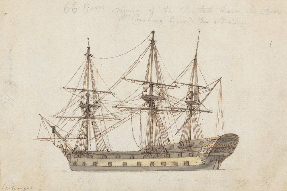 Sixty-six Guns: Single Frigate by Joseph Cartwright