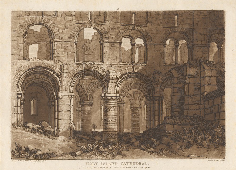 Holy Island Cathedral by Joseph Mallord William Turner