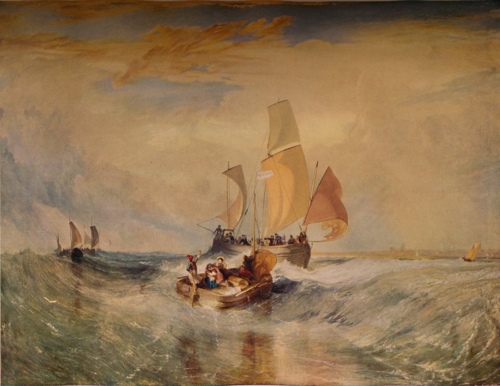 Now for the Painter Rope Passengers Going on Board