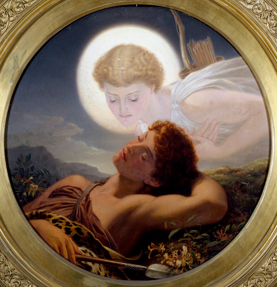 The Dream of Latmos, Evocation of the Myth of Endymion by Joseph Noel Paton