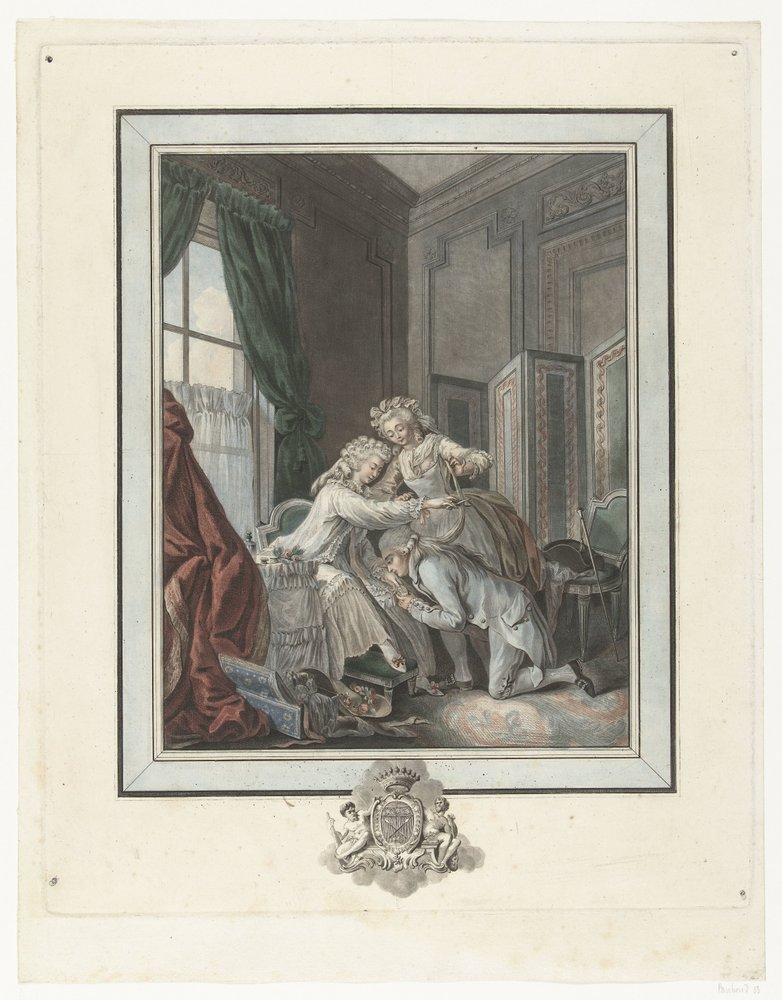 The Imprudent Ladies by Joseph de Longueil: Fine art print