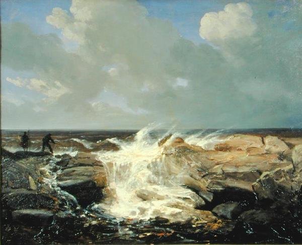 Squally Weather near Boulogne by Josephine Bowes