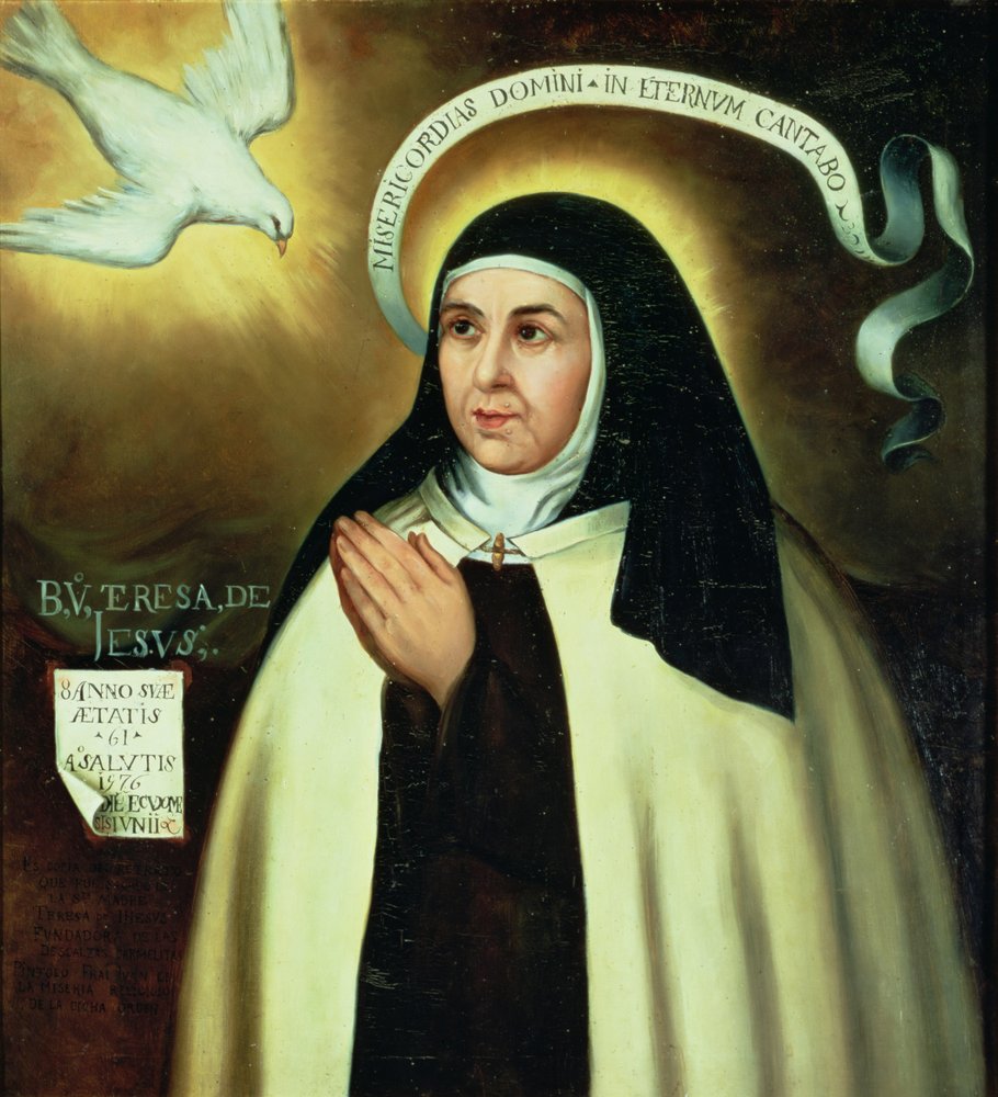 St. Teresa of Avila by Juan de la Miseria: Fine art print
