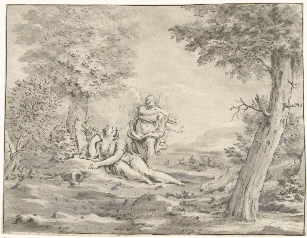 Hagar in the Desert by Jurriaan Cootwijck