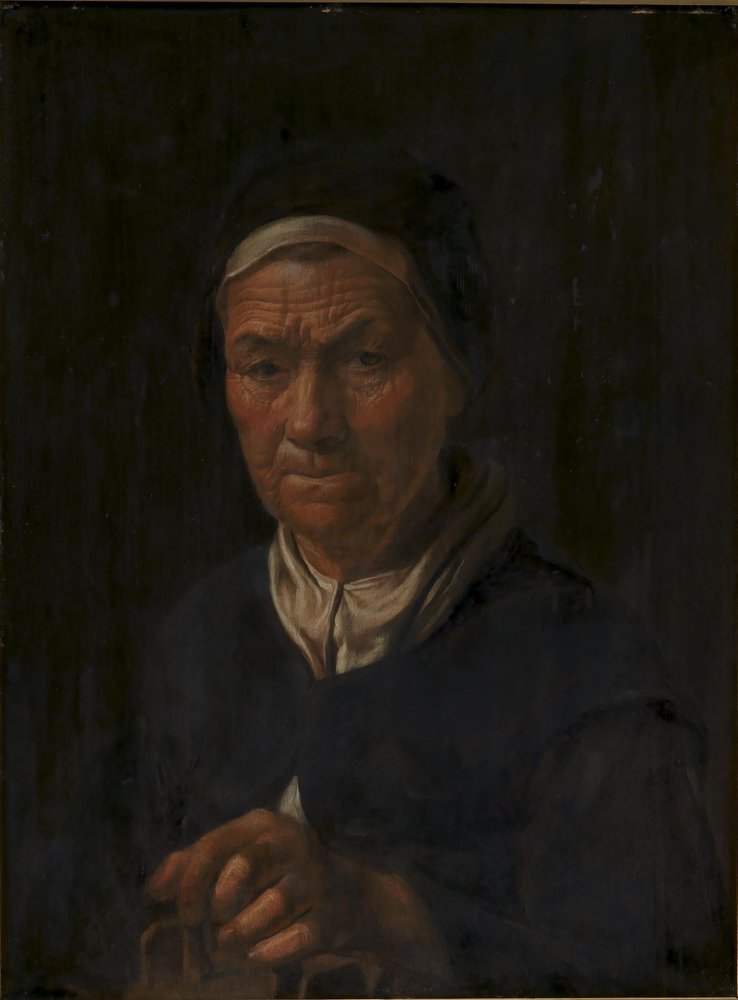 Portrait of an Old Woman, Wife of Christian Jacobsen Drakenberg, née ...