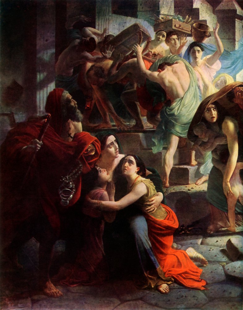 The Last Day of Pompeii, 1833, detail, 1965 by Karl Pavlovich Bryullov