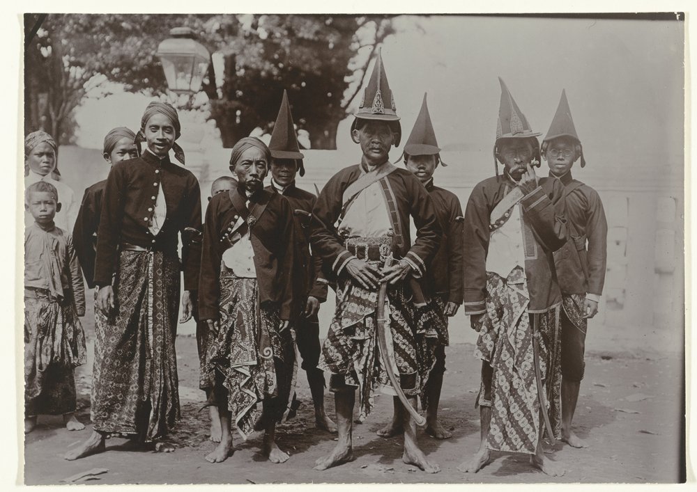 Javanese Men in Uniform by Kassian Cephas: Fine art print
