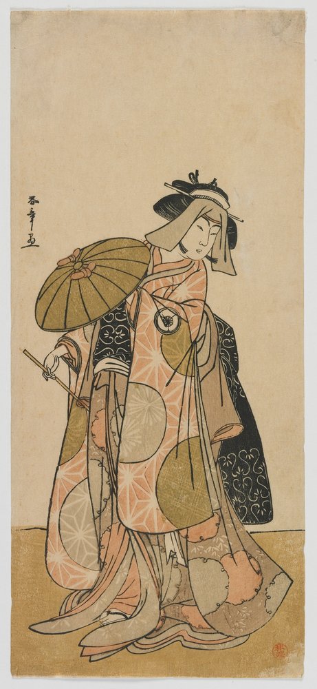 The Actor Iwai Hanshiro IV as a Traveller, Edo period, c.1790 by Katsukawa Shunsho